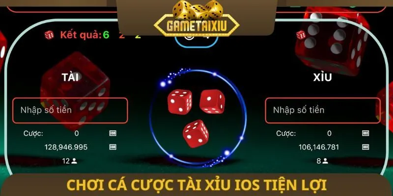Chơi cá cược Tài Xỉu IOS tiện lợi