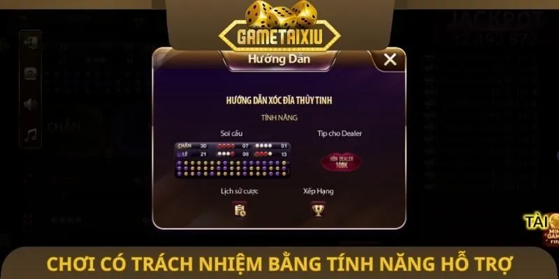 Chơi có trách nhiệm bằng tính năng hỗ trợ của nền tảng