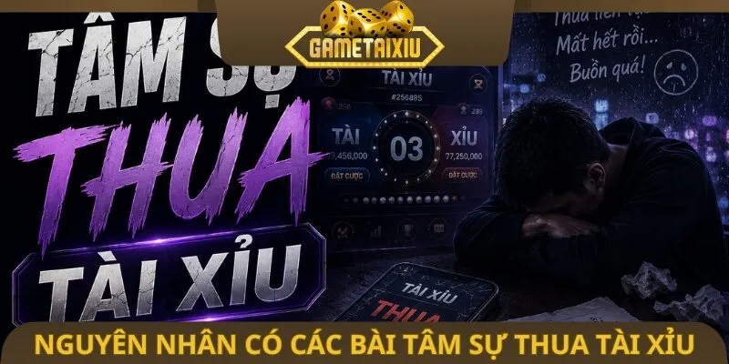Nguyên nhân có các bài tâm sự thua tài xỉu