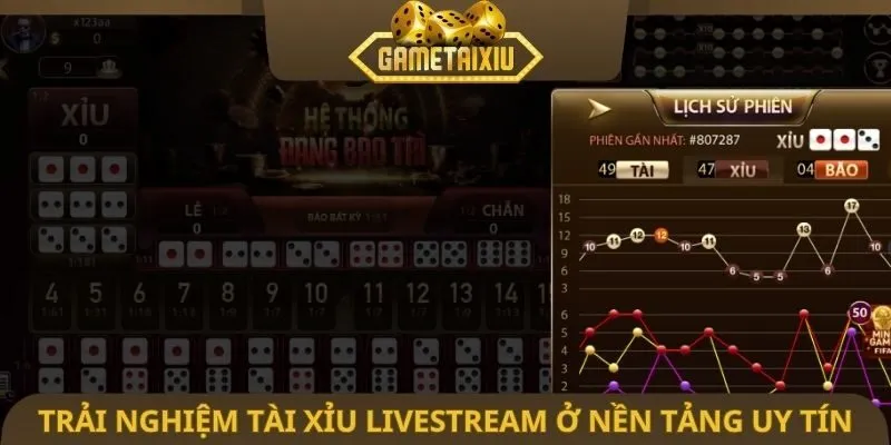 Trải nghiệm tài xỉu livestream ở nền tảng uy tín